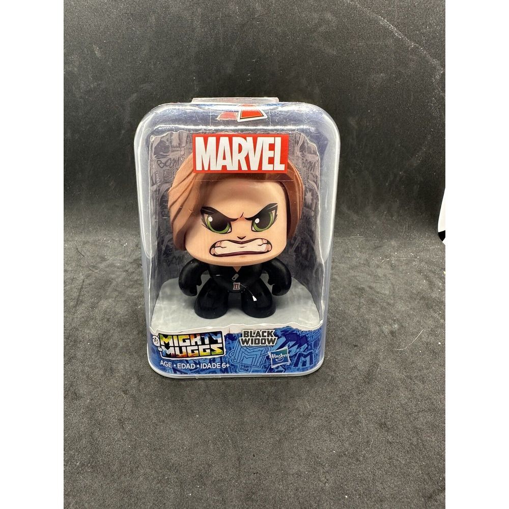 Black Widow Marvel Comics Mighty Mugs Hasbro Face Changing Action Figure A23-12